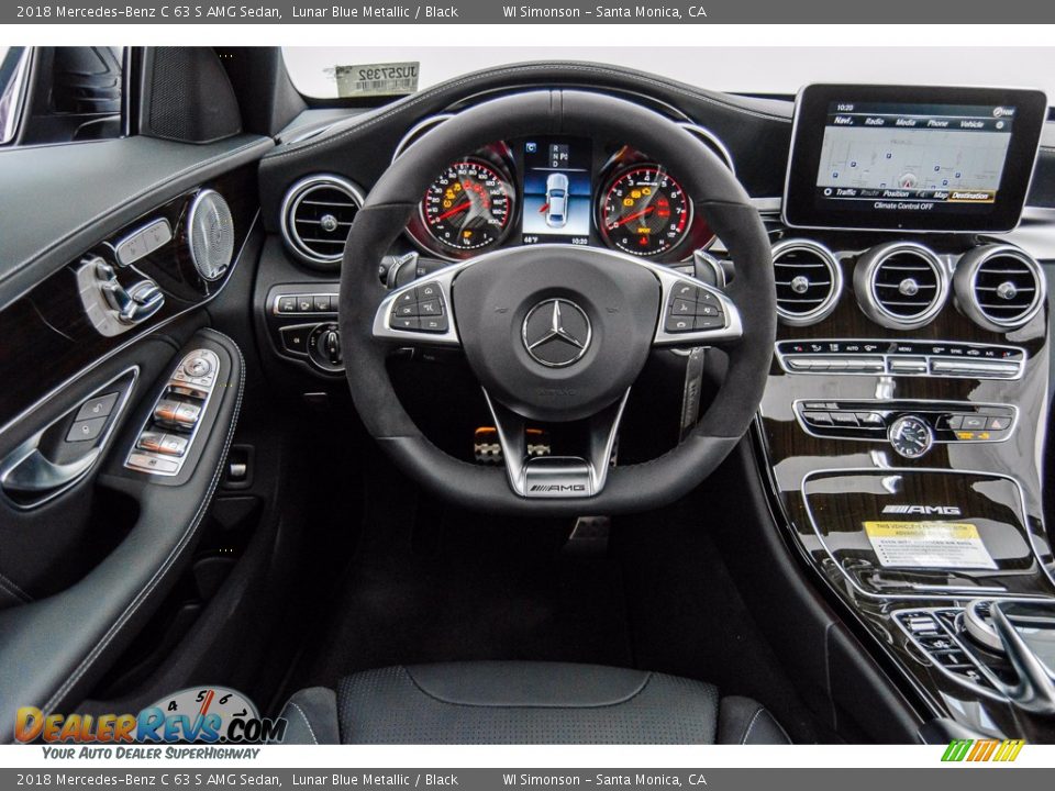 Dashboard of 2018 Mercedes-Benz C 63 S AMG Sedan Photo #4