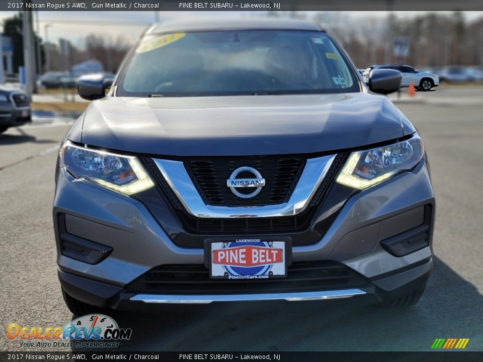 2017 Nissan Rogue S AWD Gun Metallic / Charcoal Photo #12