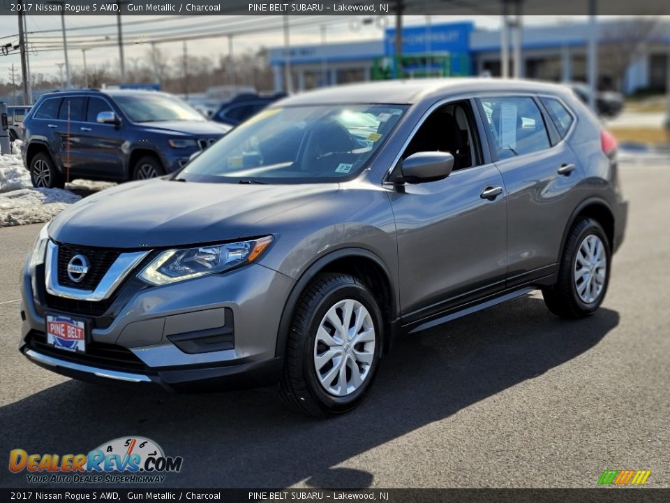 2017 Nissan Rogue S AWD Gun Metallic / Charcoal Photo #13