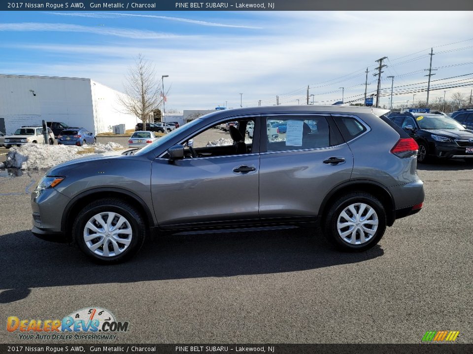 2017 Nissan Rogue S AWD Gun Metallic / Charcoal Photo #15