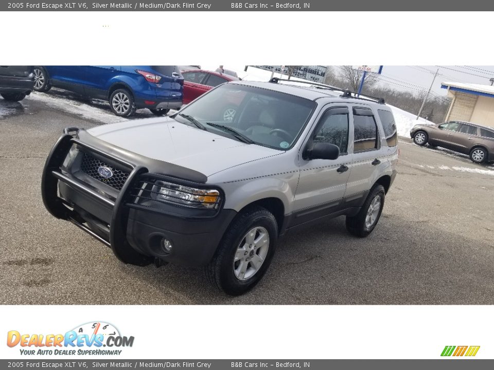 2005 Ford Escape XLT V6 Silver Metallic / Medium/Dark Flint Grey Photo #1