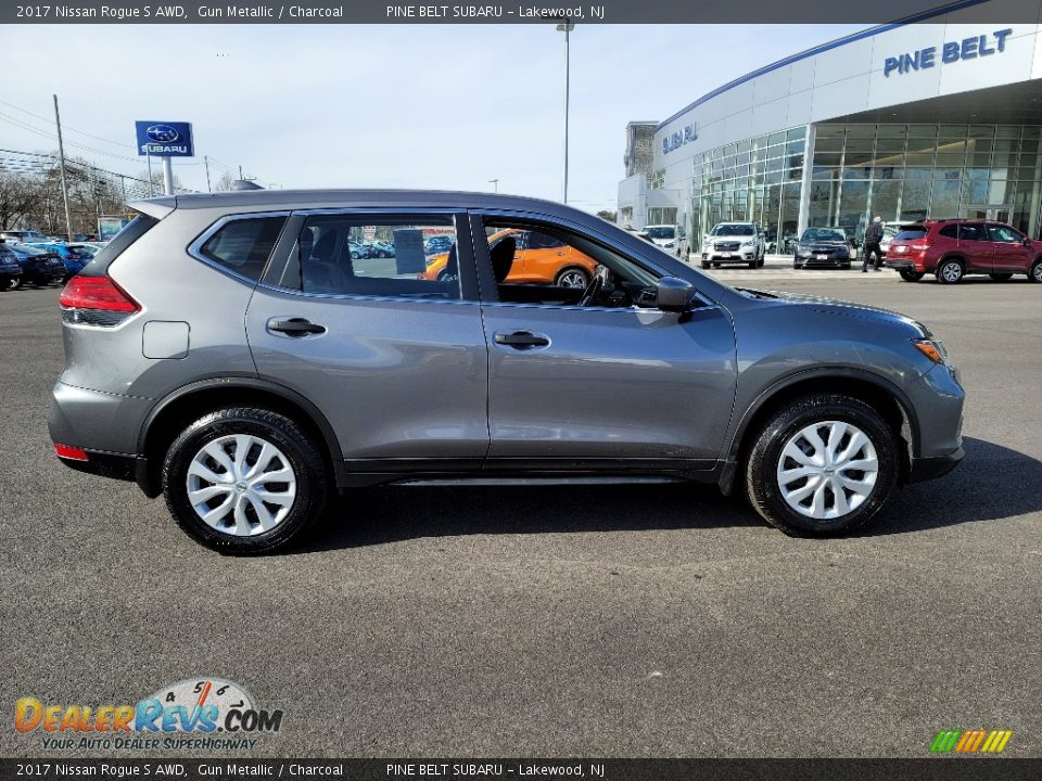 2017 Nissan Rogue S AWD Gun Metallic / Charcoal Photo #19