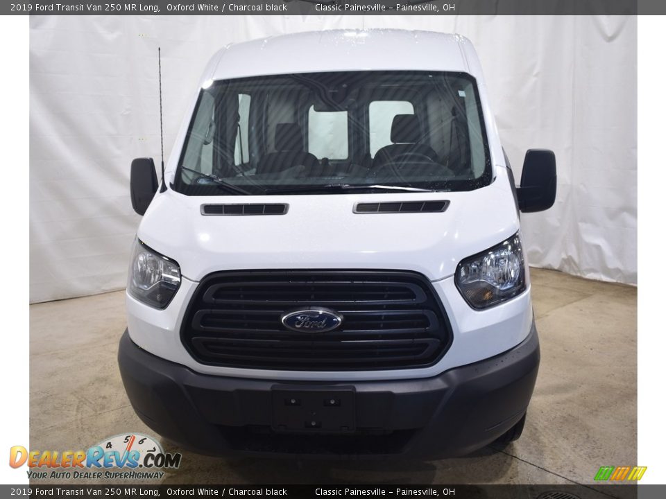 2019 Ford Transit Van 250 MR Long Oxford White / Charcoal black Photo #4