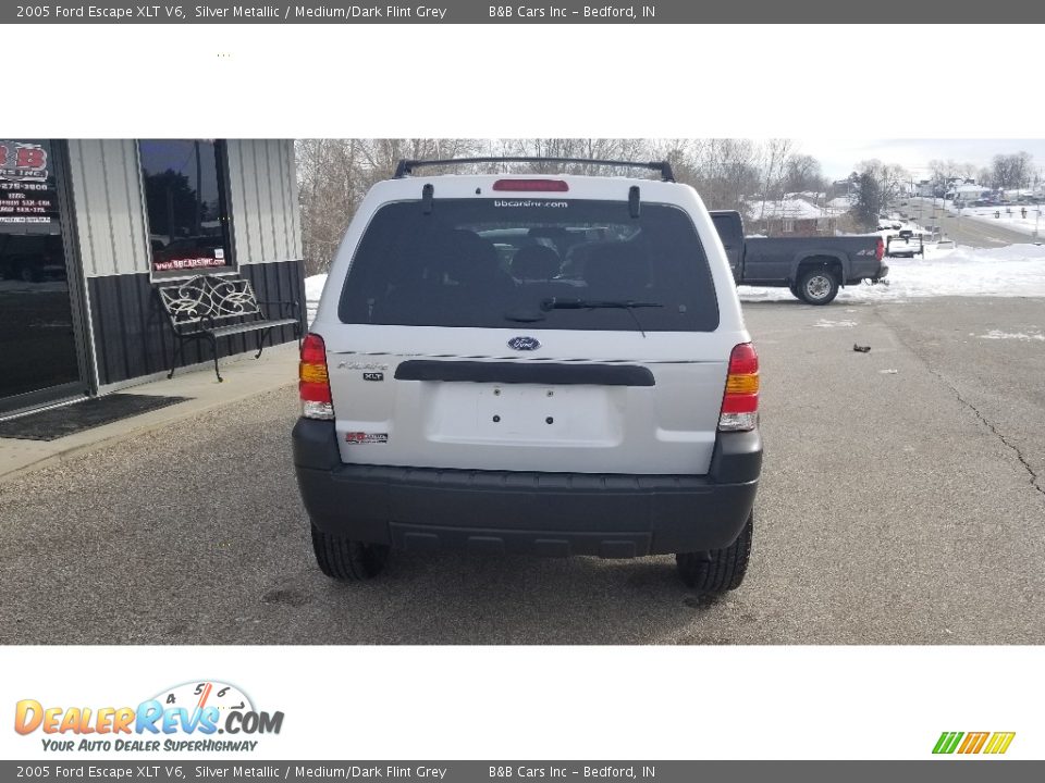 2005 Ford Escape XLT V6 Silver Metallic / Medium/Dark Flint Grey Photo #5