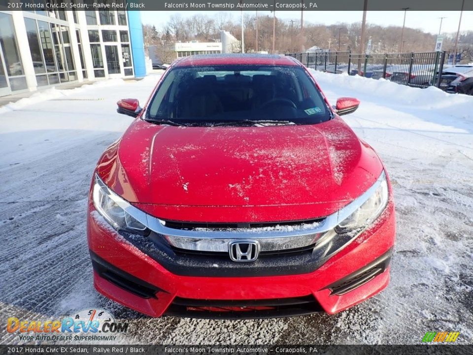 2017 Honda Civic EX Sedan Rallye Red / Black Photo #9