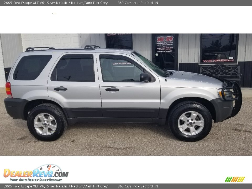 2005 Ford Escape XLT V6 Silver Metallic / Medium/Dark Flint Grey Photo #17