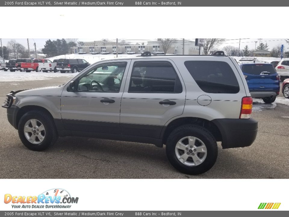 2005 Ford Escape XLT V6 Silver Metallic / Medium/Dark Flint Grey Photo #19