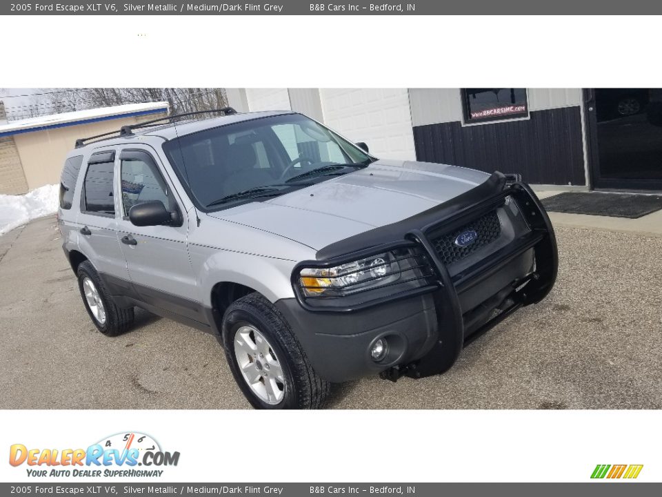 2005 Ford Escape XLT V6 Silver Metallic / Medium/Dark Flint Grey Photo #21