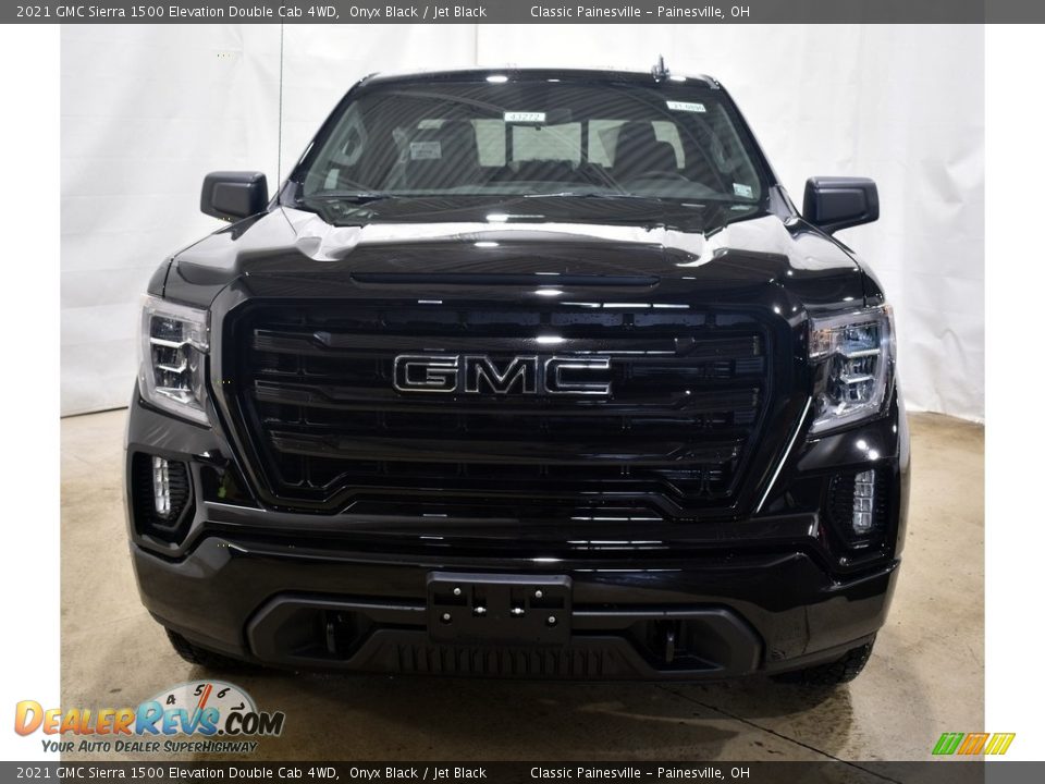 2021 GMC Sierra 1500 Elevation Double Cab 4WD Onyx Black / Jet Black Photo #4