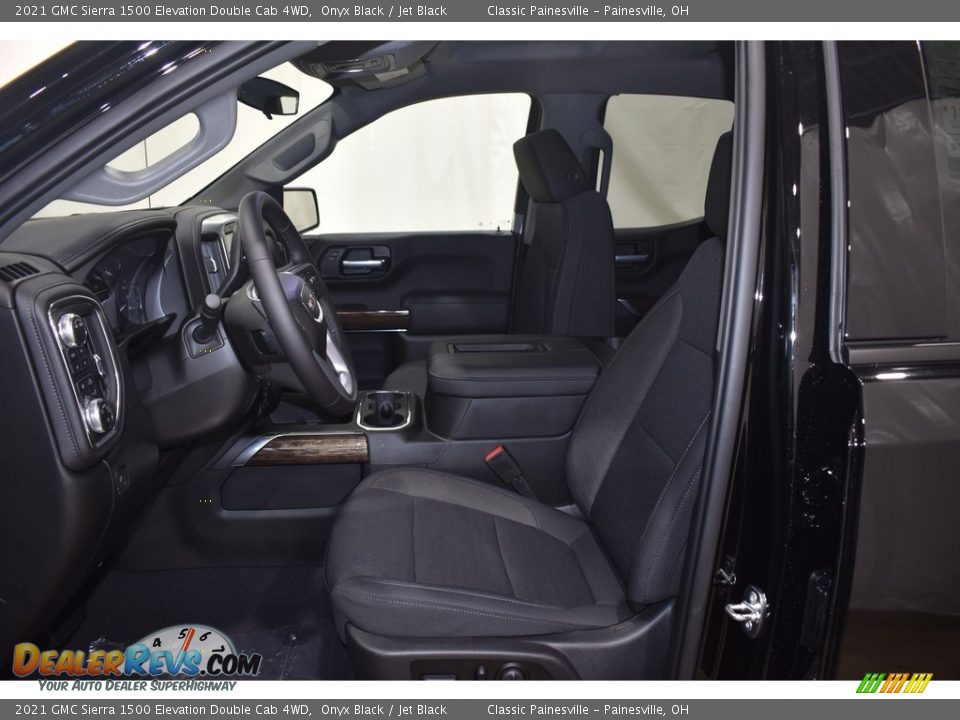 2021 GMC Sierra 1500 Elevation Double Cab 4WD Onyx Black / Jet Black Photo #6