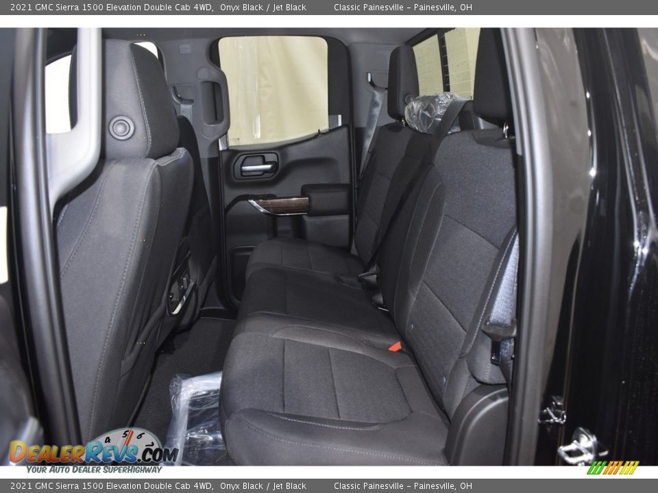 2021 GMC Sierra 1500 Elevation Double Cab 4WD Onyx Black / Jet Black Photo #7