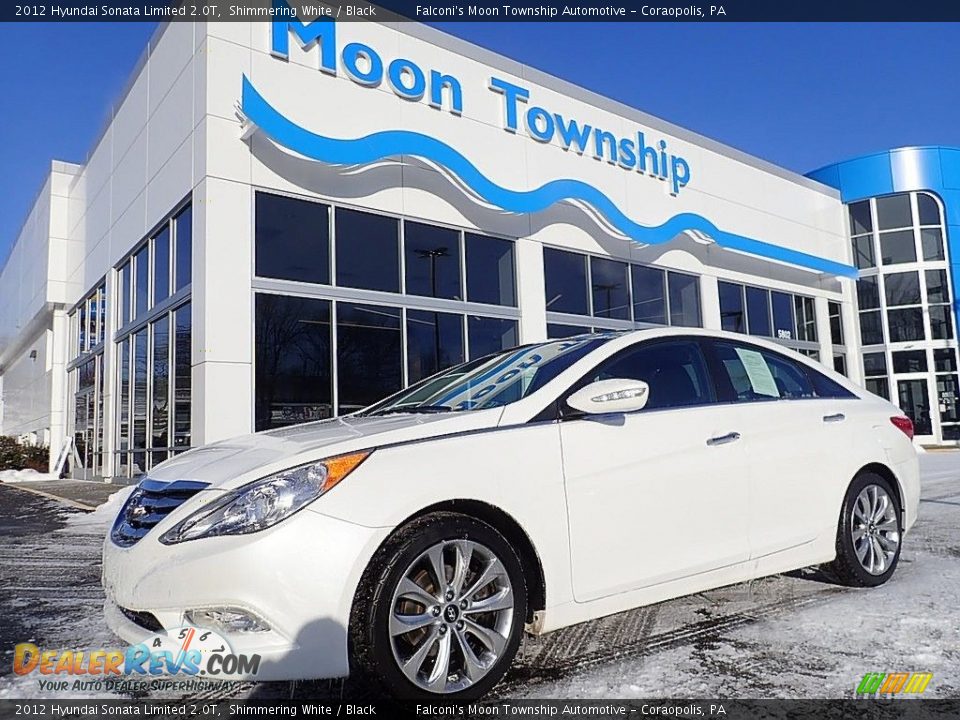 2012 Hyundai Sonata Limited 2.0T Shimmering White / Black Photo #1