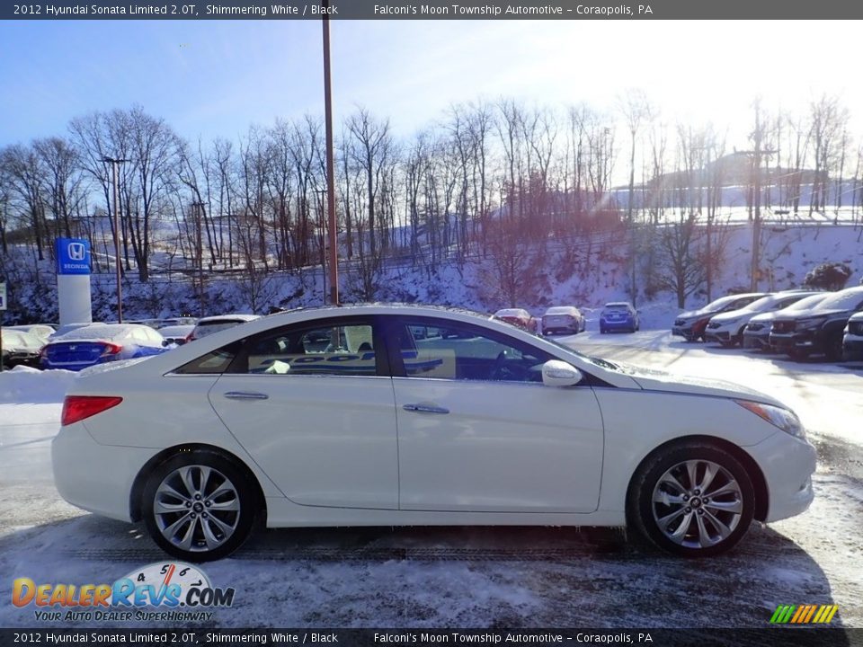 2012 Hyundai Sonata Limited 2.0T Shimmering White / Black Photo #6