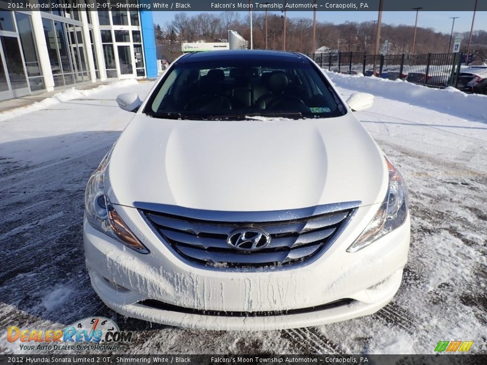 2012 Hyundai Sonata Limited 2.0T Shimmering White / Black Photo #8