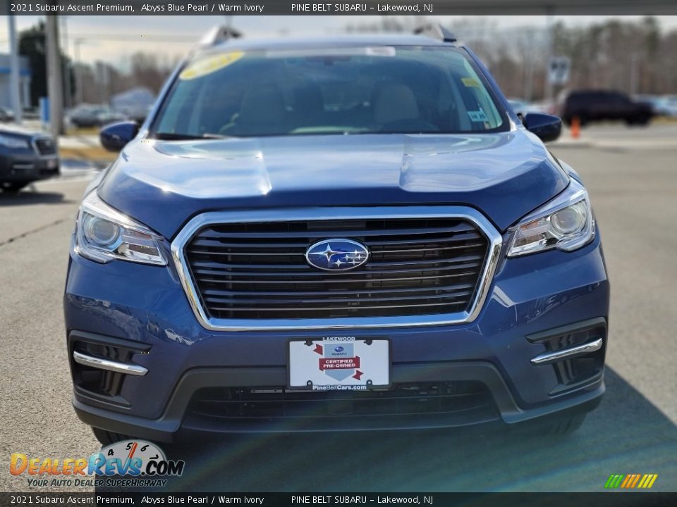 2021 Subaru Ascent Premium Abyss Blue Pearl / Warm Ivory Photo #18