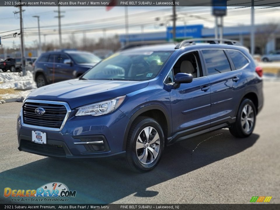 2021 Subaru Ascent Premium Abyss Blue Pearl / Warm Ivory Photo #19