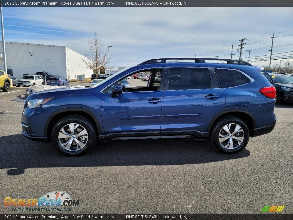 2021 Subaru Ascent Premium Abyss Blue Pearl / Warm Ivory Photo #20