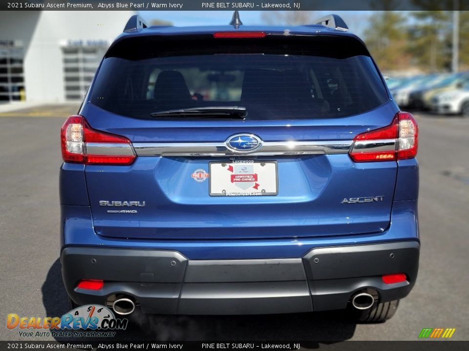 2021 Subaru Ascent Premium Abyss Blue Pearl / Warm Ivory Photo #22