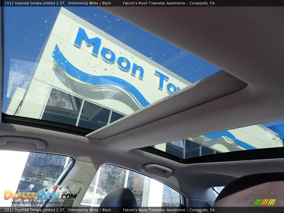 2012 Hyundai Sonata Limited 2.0T Shimmering White / Black Photo #21