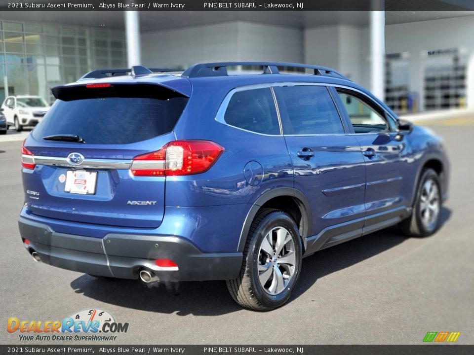 2021 Subaru Ascent Premium Abyss Blue Pearl / Warm Ivory Photo #24