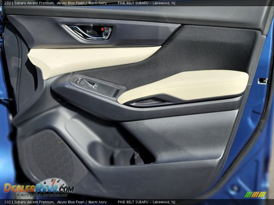 2021 Subaru Ascent Premium Abyss Blue Pearl / Warm Ivory Photo #26
