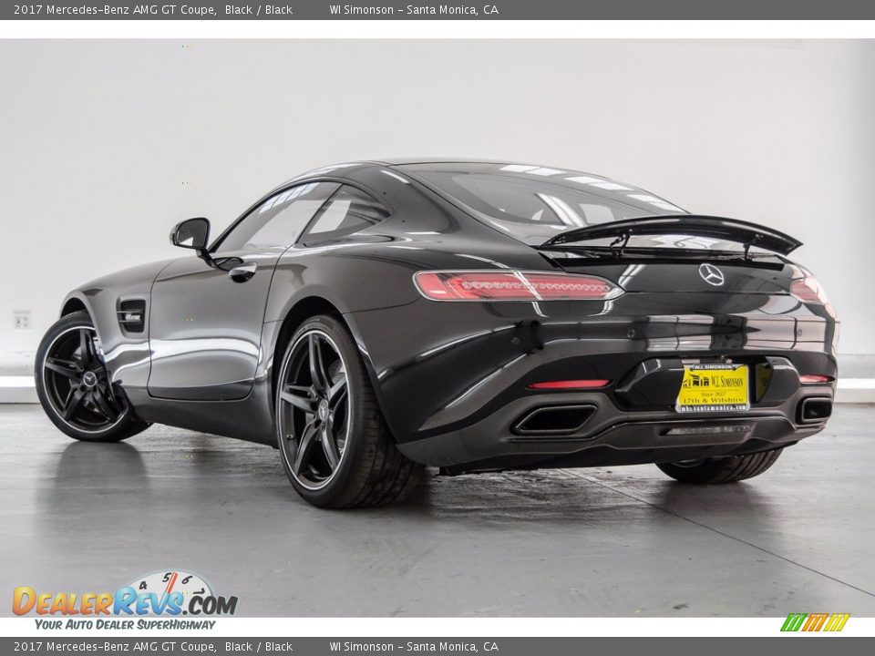 2017 Mercedes-Benz AMG GT Coupe Black / Black Photo #3