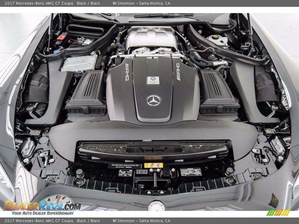 2017 Mercedes-Benz AMG GT Coupe 4.0 Liter AMG Twin-Turbocharged DOHC 32-Valve VVT V8 Engine Photo #8
