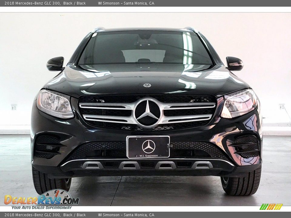 2018 Mercedes-Benz GLC 300 Black / Black Photo #2