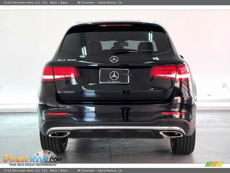 2018 Mercedes-Benz GLC 300 Black / Black Photo #3