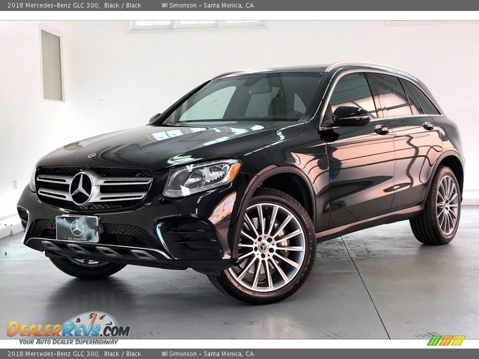 2018 Mercedes-Benz GLC 300 Black / Black Photo #12