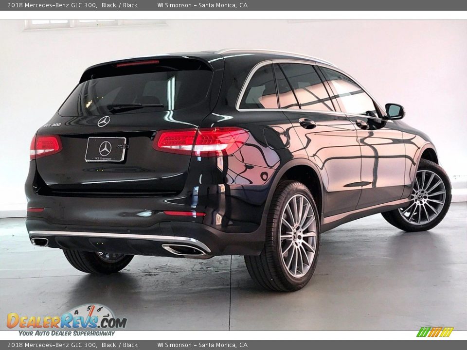 2018 Mercedes-Benz GLC 300 Black / Black Photo #13