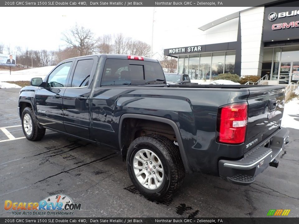 2018 GMC Sierra 1500 SLE Double Cab 4WD Dark Slate Metallic / Jet Black Photo #11