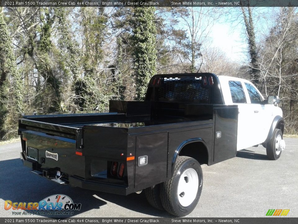 2021 Ram 5500 Tradesman Crew Cab 4x4 Chassis Bright White / Diesel Gray/Black Photo #6