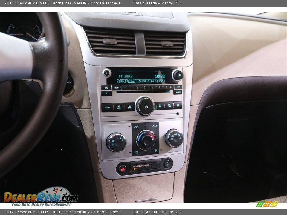 2012 Chevrolet Malibu LS Mocha Steel Metallic / Cocoa/Cashmere Photo #9