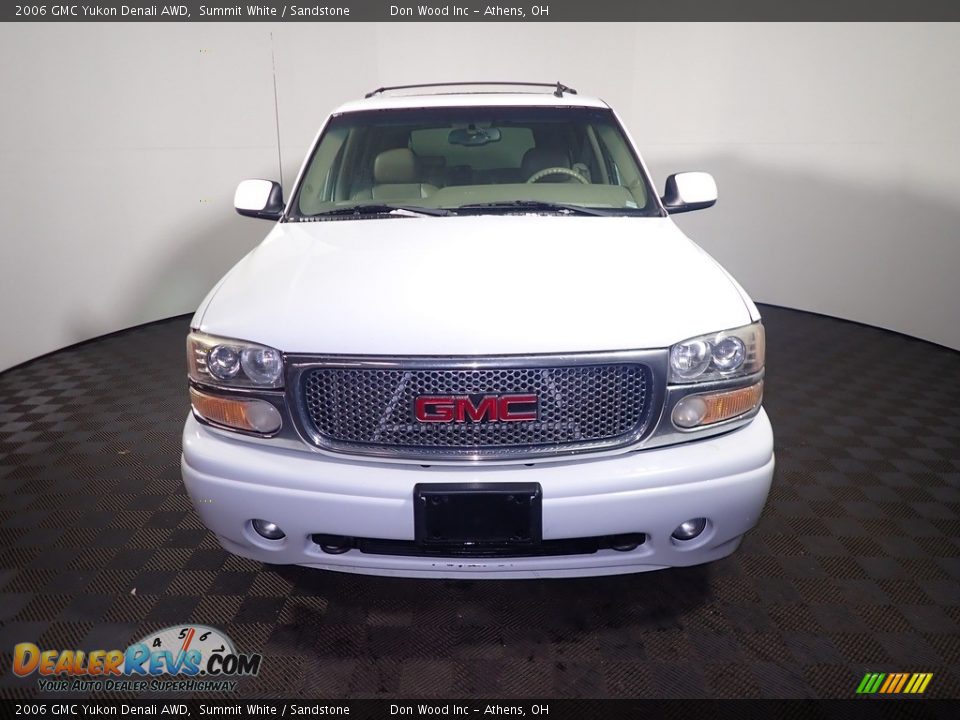 2006 GMC Yukon Denali AWD Summit White / Sandstone Photo #6