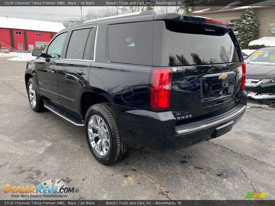 2018 Chevrolet Tahoe Premier 4WD Black / Jet Black Photo #8