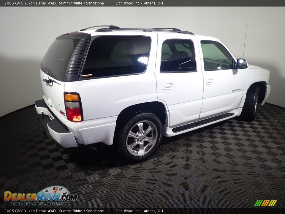 2006 GMC Yukon Denali AWD Summit White / Sandstone Photo #19