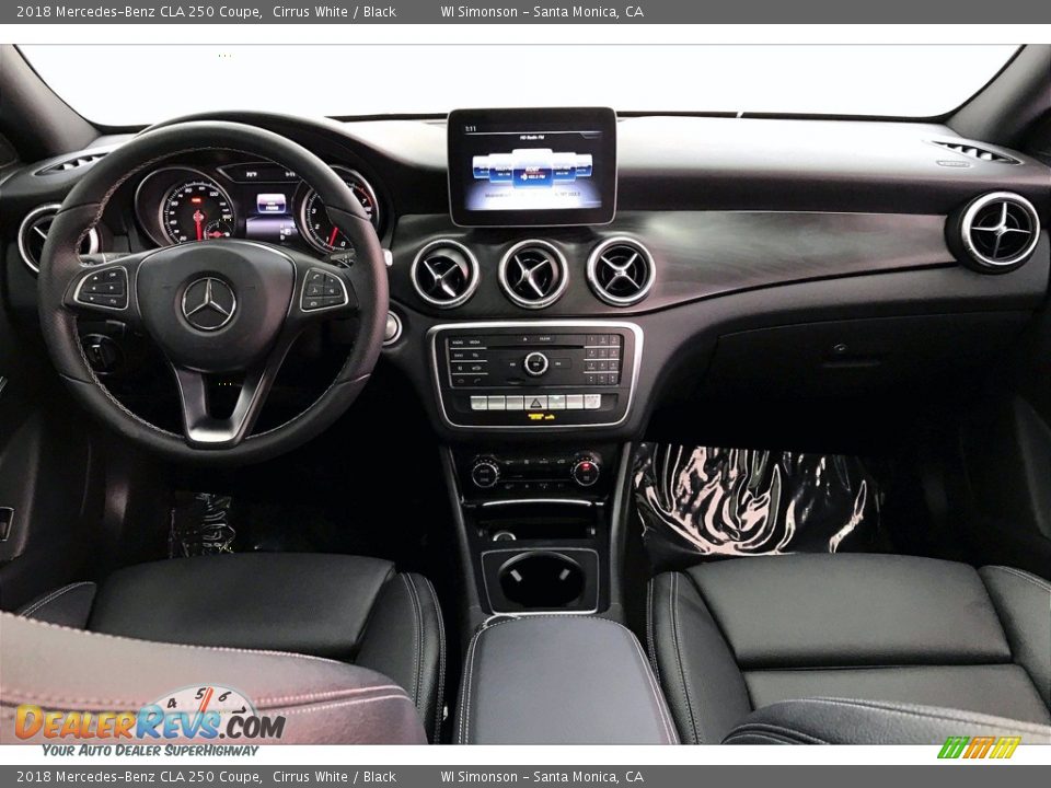 2018 Mercedes-Benz CLA 250 Coupe Cirrus White / Black Photo #15