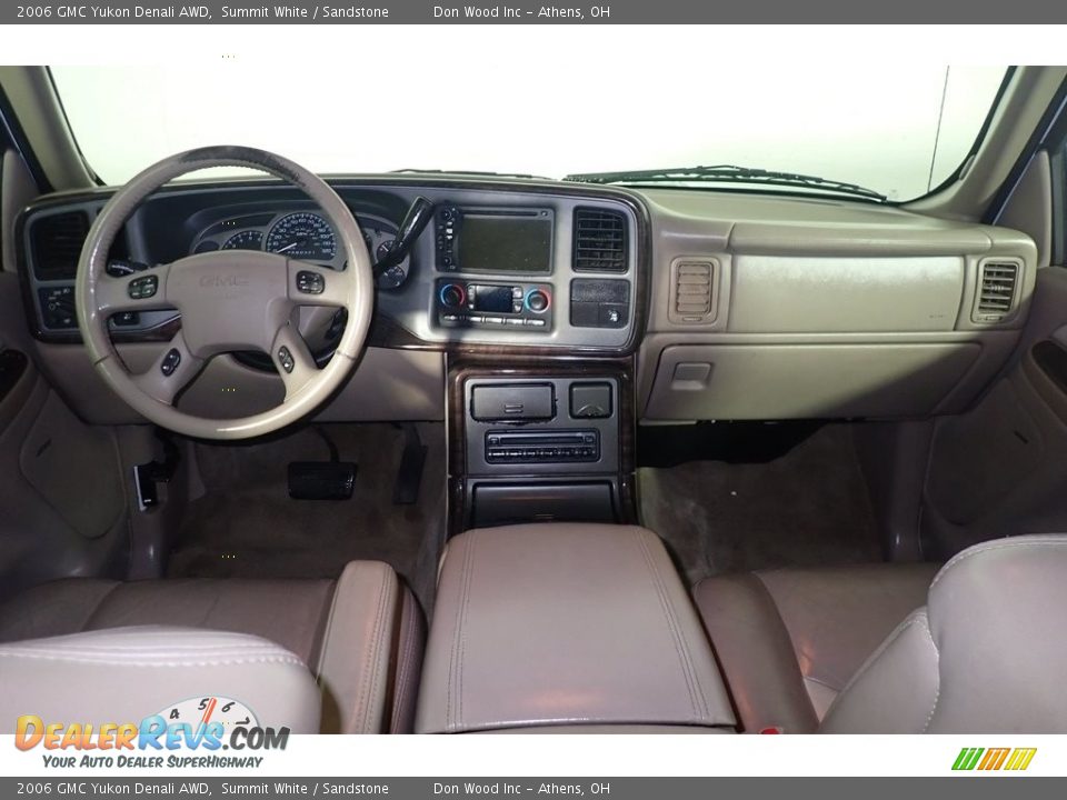 2006 GMC Yukon Denali AWD Summit White / Sandstone Photo #26