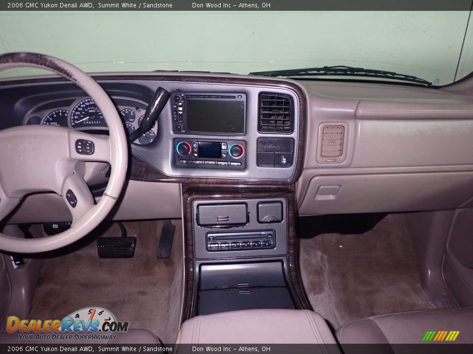 2006 GMC Yukon Denali AWD Summit White / Sandstone Photo #27