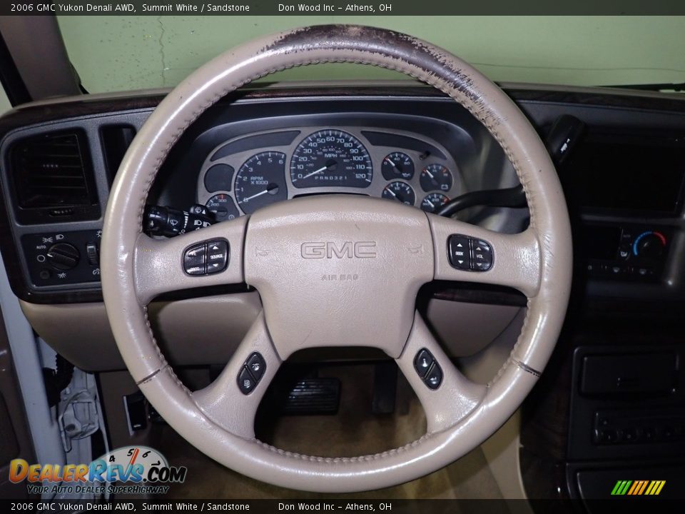 2006 GMC Yukon Denali AWD Summit White / Sandstone Photo #29