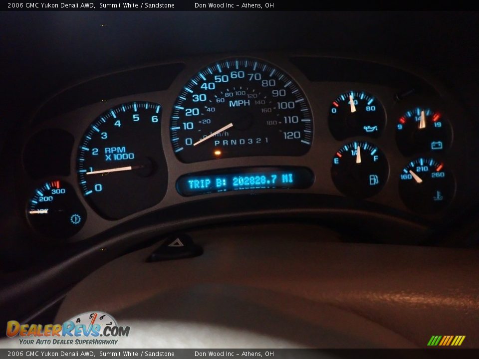 2006 GMC Yukon Denali AWD Summit White / Sandstone Photo #30