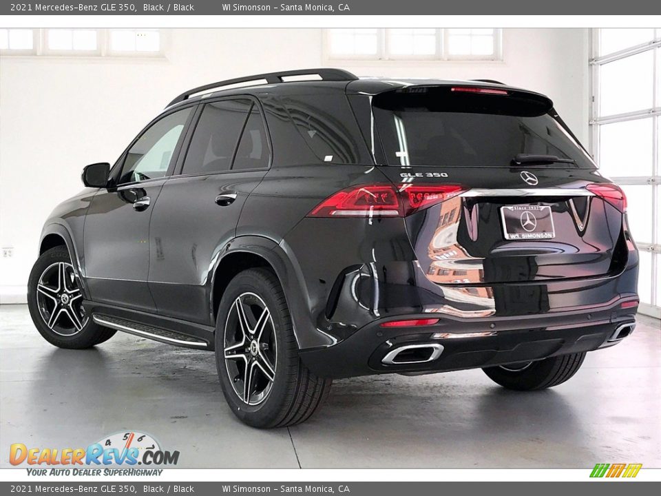 2021 Mercedes-Benz GLE 350 Black / Black Photo #2