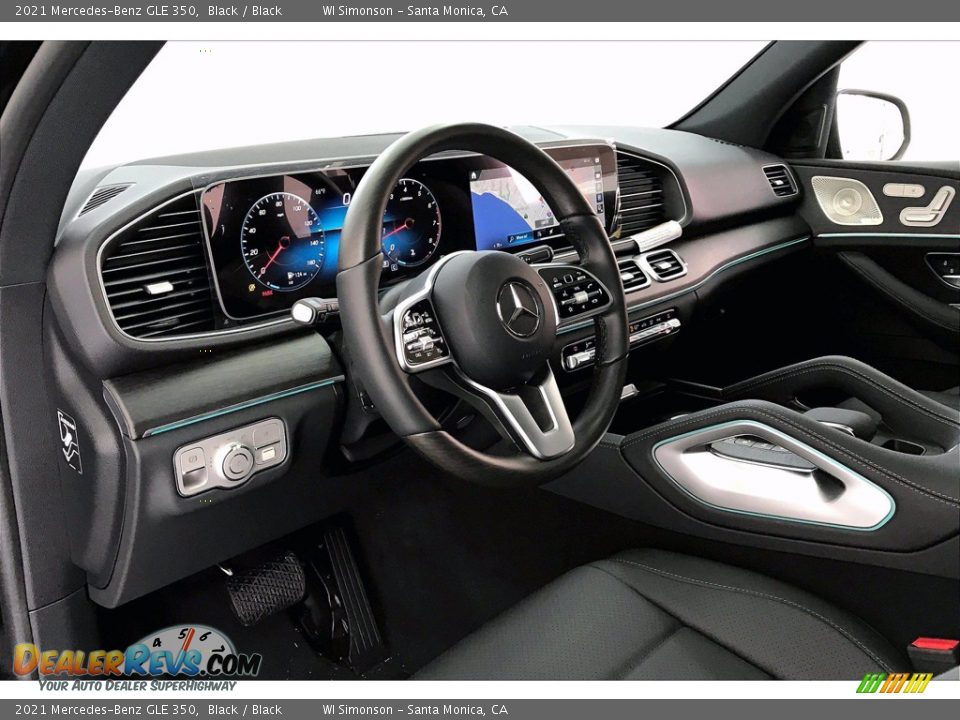 2021 Mercedes-Benz GLE 350 Black / Black Photo #4