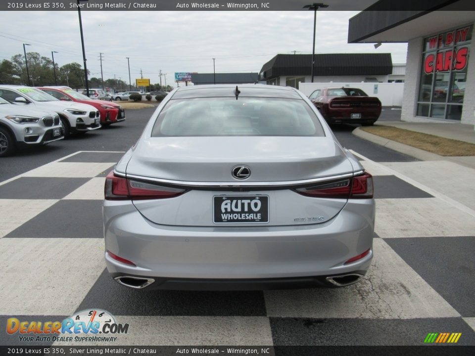 2019 Lexus ES 350 Silver Lining Metallic / Chateau Photo #4