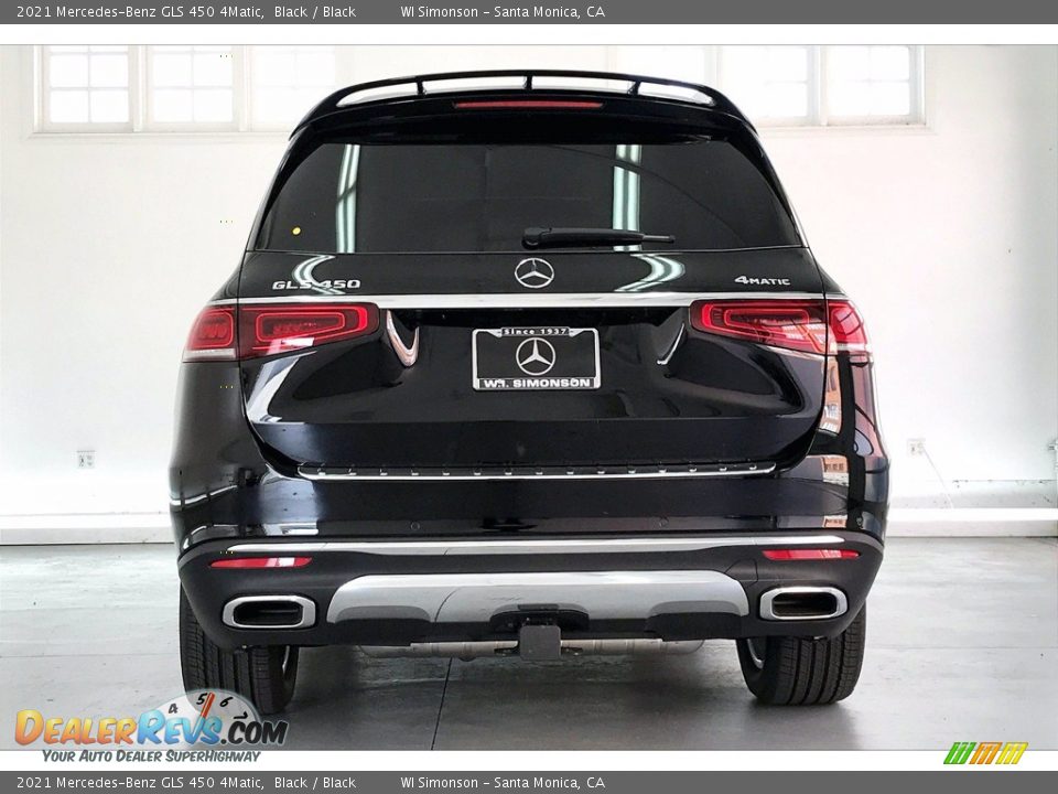 2021 Mercedes-Benz GLS 450 4Matic Black / Black Photo #3