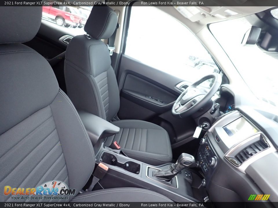 2021 Ford Ranger XLT SuperCrew 4x4 Carbonized Gray Metallic / Ebony Photo #11