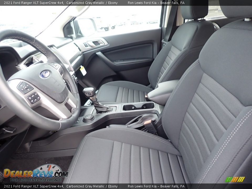 2021 Ford Ranger XLT SuperCrew 4x4 Carbonized Gray Metallic / Ebony Photo #13