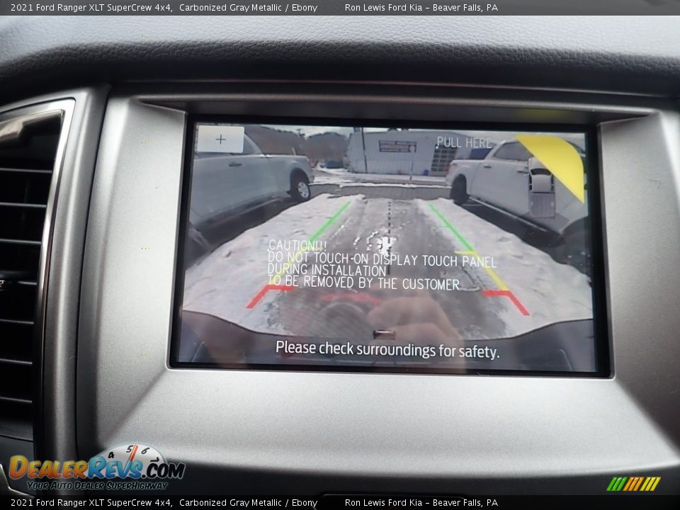 2021 Ford Ranger XLT SuperCrew 4x4 Carbonized Gray Metallic / Ebony Photo #17