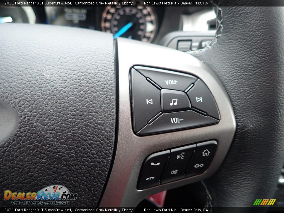 2021 Ford Ranger XLT SuperCrew 4x4 Carbonized Gray Metallic / Ebony Photo #18